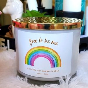 JUMBO SCENTSATIONAL SOY FREE TO BE ME STORM CANDLE